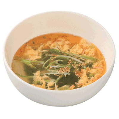 わかめ-＆-たまごスープ Seaweed & Egg Soup 미역 & 달걀 스프 裙带菜 & 鸡蛋汤